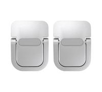 Yarryuter 1 Pair Mini Legs Mini Aluminum Laptop Feet Lifter Laptop Stand Radiator for Keyboard Holder Self Adhesive Foldable Laptop Cooling Riser Suitable for 12-17 Inches Laptop B