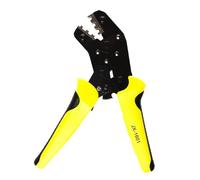 Yarryuter 1 Pcs -1601 Multifunctional Spring Wire Pressing Pliers Insulated Terminal Pliers (Yellow+Black)