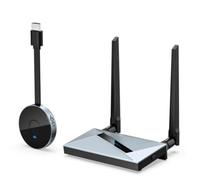 Yarryuter 1 PCS 5GHz 164Ft Wireless Transmitter and Receiver Kits 4K@30Hz 1080@60Hz -COMPatible Display Dongle for Laptops