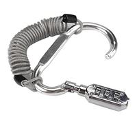 Yarryuter 1 PCS Car Portable Lock Alloy Anti-Theft Steel Chain Lock for Motorcycle Helmet for Anti-Theft Lock Safety Padlock