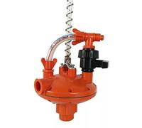Yarryuter 1 Piece Poultry Farming System Water Line Water Pressure Regulator Automatic Pressure Regulating Valve Red