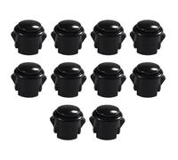 Yarryuter 10 Pcs Buttons 30mm Responsive Buttons for Gaming Enthusiasts Black