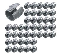 Yarryuter 100Pcs Cable Connectors Snap Style Installation for Wiring 14/2-10/3 AWG,(1/2 Inch)