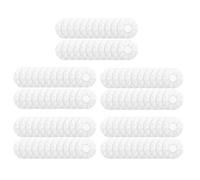 Yarryuter 100Pcs/Set Gaming Cafe Disposable Headset Cover Non-Woven Headband Dustproof Sweatproof Headset Cover, White Easy to Use