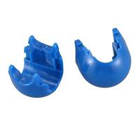 Yarryuter 10Pcs Climbing Rope Net Plastic Connector Net Buckle Climbing Accessories for Outdoor Amusement Swing Climbing Rope Parts Blue