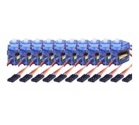 Yarryuter 10PCS SG90 9G Mini Servo Servo Motor for RC Planes Robot Arm Fixed-Wing Servo Motor Control for Airplane 180°