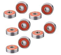 Yarryuter 10pcs SMR103 ABEC-7 Fishing Reel Ceramic Bearing Lure Water Drop Ball Bearing Stainless Steel Hybrid Ceramic