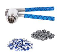 Yarryuter 13mm Flip Crimper Vial Crimper, Flip Caps Crimper 100 Pcs Flip Caps and 100 Pcs Rubber Stoppers are Included