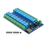 Yarryuter 16 Channel Relay Module DC5-12V Power Supply ESP32 Development Board ESP32-WROOM Secondary Development Module