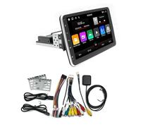 Yarryuter 1Din Adjustable Rotatable Screen 2G+64G Car Multimedia Player 10.1Inch Android 13 Wireless CarPlay Android Auto