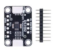 Yarryuter 1pcs DS3502 I2C Digital 10K Potentiometer IC, High-Voltage NV IC Pot for Development