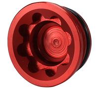 Yarryuter 1Pcs Oil Disc Oil Brake Caliper Abalone Piston Cover for HOPE TECH3 V4 CNC Aluminum Alloy Screw Bicycle Parts,Red