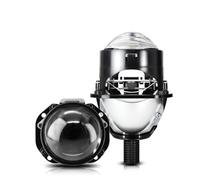 Yarryuter 2.5 Inch Bi Led Projector Lens for H4 H7 9005 9006 Led Lenses Car Headlight Bulbs 8000LM 6000K White with Hi/Lo Beam LHD