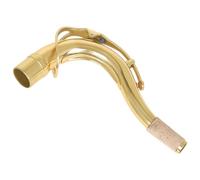 Yarryuter 28mm Port Golden Copper Alto Tenor Elbow Bend Neck Replacement Parts Accessories for Saxophone