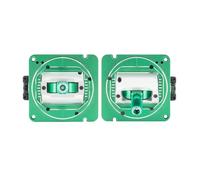 Yarryuter 2PCS AG02 CNC Hall Gimbals Two-Way Adjustable Metal Hall Joystick for TX16S MKII/TX15/BOXER Remote Control Green