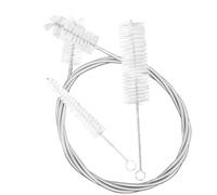 Yarryuter 3Pcs French Horn Trombone Trumpet Cleaning Set Stainless Steel Nylon Brush Musical Instrument Cleaning Brush Easy Install