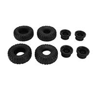 Yarryuter 4Pcs RC Car Tires Tyre Wheel Upgrades Accessories for MN D90 D91 D96 D99 MN90 MN99S 1/12 RC Car Spare Parts