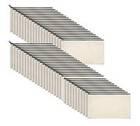 Yarryuter 50Pcs Canvas Zipper Bag Pencil Case Cosmetic Bag Blank Bag DIY Craft Bag Cosmetic Bag Cosmetic Bag DIY Craft School