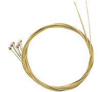 Yarryuter 6 Pcs Steel Strings Replacement for Acoustic Guitar New Silver+Brass