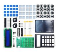 Yarryuter 7-Bit LCD1602 Display Desktop Calculator Soldering Project Kit DIY Hobbyist Electronics Kit DIY Calculator Soldering Kit