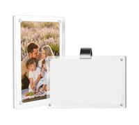 Yarryuter Acrylic Magnetic Personalized Photo Holder for Adding Family or Personal Photos Acrylic Magnetic Personalized Photo Holder Car Visor Clip, Personalized Car Picture Frame,