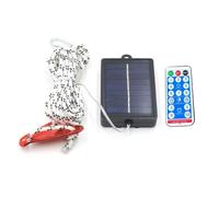 Yarryuter Anti-Trip Warning Light Outdoor Wind Rope LED 5 Meter 50 Lights Tent Camping Rope White String