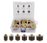 Yarryuter Automotive Rubber Expansion Plug Set(6 Sizes 14pcs):Neoprene 3/4", 7/8", 1", 1-1/8", 1-1/4", 1-3/8" Freeze Frost Plug