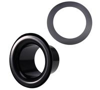 Yarryuter Bass Drum Enhancer Port Insert Enhancement Hole Bottom Microphone Bass Voice Amplifier Kick Booster