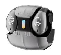 Yarryuter Bone Conduction Open Ear Clip Wireless Bluetooth 5.5 Headphones LED Breathing Light Noise Canceling Earbuds for Music B