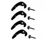 Yarryuter Cello Fine Tuners 4pcs 3/4/4/4 Cello String Hooks Tailpiece Parts Accessories Tuning Adjuster