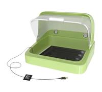 Yarryuter Chick Brooder Bird Incubator Brooding Box for Parrot Chicken Duckling Poultry Habitat Baby Chick Chick Warmer Supplies