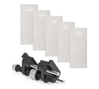 Yarryuter Chisel Sharpening Kit - Honing Guide & 5 Sharpening Stones, Adjustable Chisel Sharpener Jig for Woodworking Tool