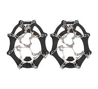 Yarryuter Crampons Ice Traction Cleats Anti Slip Safe Protect Grips for Walking Jogging Climbing Hiking on Snow Unisex Microspikes