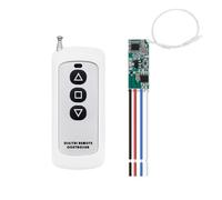 Yarryuter DC 12V Motor Remote Control Kit 433MHz Wireless Relay Module with Transmitter for Motor Direction & Stop Control