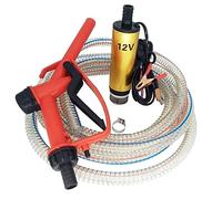 Yarryuter DC 12V Oil Pump Electric Oil Pump Refueling Nozzle Set Electric Submersible Oil Pump with 5M Pipe and 5M Cable