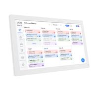 Yarryuter Digital Calendar 15.6inch HD Touchscreen Smart for Family Planner with Chore Chart Meal Plans for Family Office UK PLUG