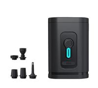 Yarryuter Electric Air Pump with Lights Mini Wireless Air Compressor USB Charging Inflator/Deflator Pumps for Outdoor Camping A