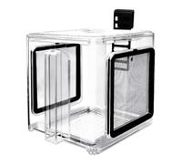 Yarryuter Fish Hatchery Tank Fish Breeding Box,Acrylic Isolation Box Hanging for Freshwater Seawater Aquarium Tanks