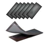 Yarryuter Floor Vent Hoods 6-Pack - 4x10Inch Magnetic Vent Register Filter - Washable Mesh Screen Covers for HVAC Floor Grilles