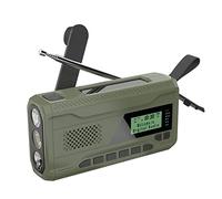 Yarryuter /FM Bluetooth Radio Outdoor Emergency Radio 4500Mah Battery Radio Portable Solar Hand Crank Radio