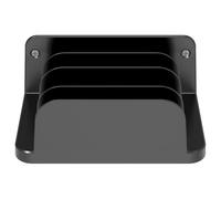 Yarryuter For Tablet/Mobile Phone Wall Mount Storage Charging Stand 4 Slots Design Wall Charging Station for Tablet Stand Black