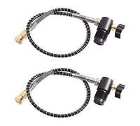 Yarryuter Full Spring Submersible Pump Tube,High-Pressure Dip Tube Diving Scuba Connect Gas Station for Filling the Adapter24Inch