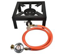 Yarryuter High Pressure Single Propane Burner Propane Burner for Outdoor Cooking, for Camping, Tailgating, Propane Burner Heads