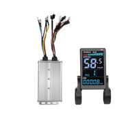 Yarryuter M5 Electric Bike Color LCD Display Meter 48V-72V/60A 18 Tube Sine Wave Controller E Scooter LCD Panel for Mountain EBike