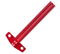 Yarryuter Measuring Tools Scribe Marking Ruler Marking Woodworking Aluminum Alloy Deluxe