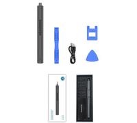 Yarryuter Mini Electric Screwdriver Magnetic Screwdriver Kit 28 Pieces for Laptop Phone - A