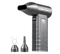 Yarryuter Mini Paint Dryer with 3 Nozzles& 5 Speed Settings, Cordless Acrylic Paint Pouring Blower for Fluid Art, Acrylic Pouring