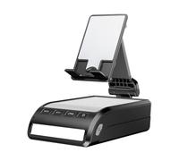 Yarryuter Mobile Phone Holder with Bluetooth Speaker Led Light Built-in Microphone Portable Foldable Cell Phone Stand