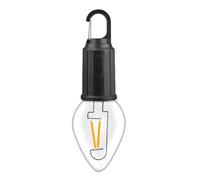 Yarryuter Outdoor LED String Light with Hook 400MAh Type-C USB Bulb 3 Modes Hanging Tent Light Outdoor Camping Lights -T03