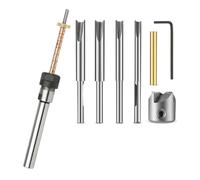 Yarryuter Pen Making Kit Pen Shaft and Pen Holder Trimming Set Wood Turning Mandrel for Making Pen Woodworking Lathe Replacement Accessories A